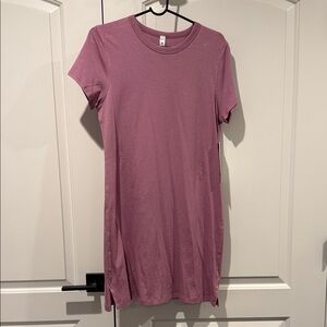 Lululemon Casual Mauve T-Shirt Dress